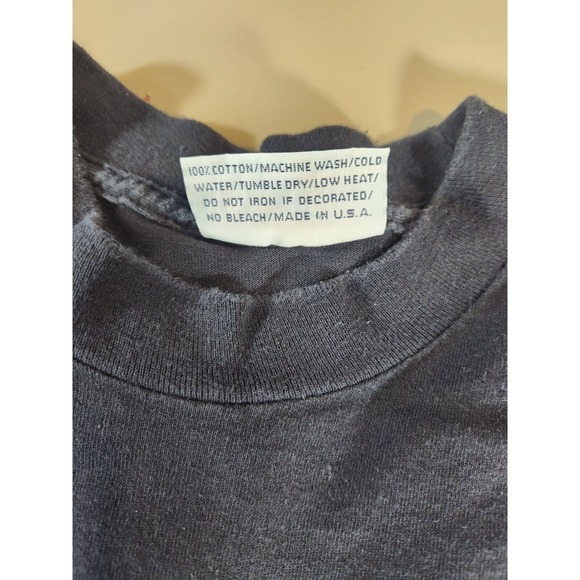 VINTAGE Reebok Sport Shirt‎ Men XL Black Double Sided Single Stitch Adult - Picture 4 of 6